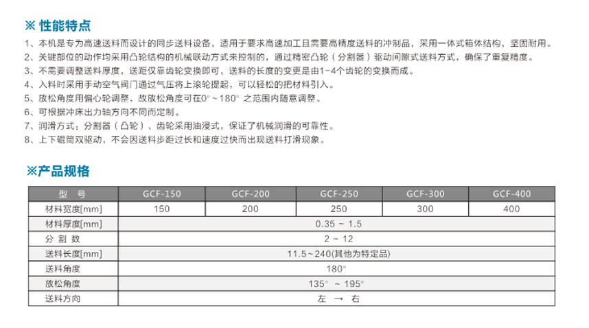 齿轮送料机GCF